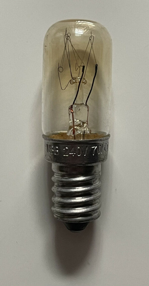 Ersatzlampe Radioröhrenlampe E14, 7 Watt, 230 Volt,